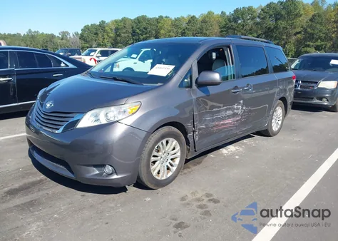 2011 Toyota Sienna Xle V6 из США, поврежденный, VIN 5TDYK3DC5BS140466